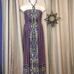 Boho Sleeveless Maxi Dress